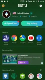 VPN proxy, Unblock Sites - Shuttle VPN Screenshot 5