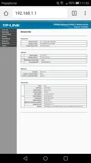 192.168.1.1 Admin Screenshot 1
