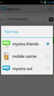 mysms - SMS anywhere Screenshot 5