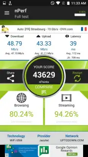 nPerf Speed Test Screenshot 3