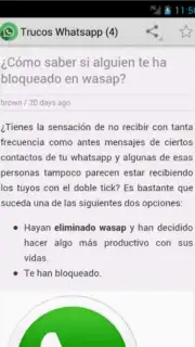 Trucos para Wasap Screenshot 2