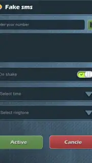 Fake call and sms Screenshot 1