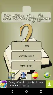 The bible quiz game Screenshot 1