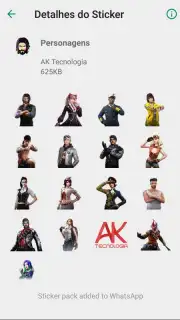 Figurinhas FF Screenshot 3