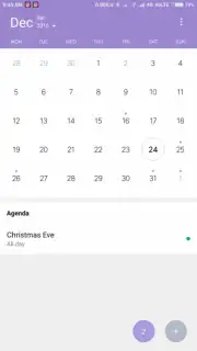 Mi Calendar Screenshot 1