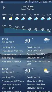 Live Weather Forecast Screenshot 1