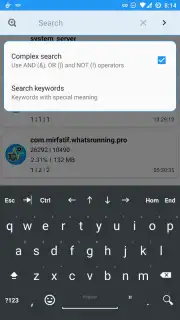 WhatsRunning Demo Screenshot 7