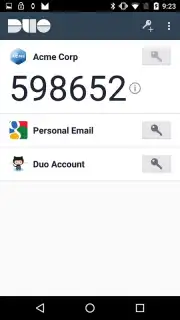 Duo Mobile Screenshot 2