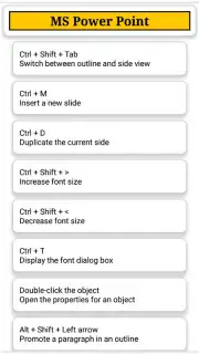Computers Shortcut Keys Screenshot 4