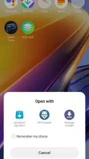 Package installer Google Screenshot 1