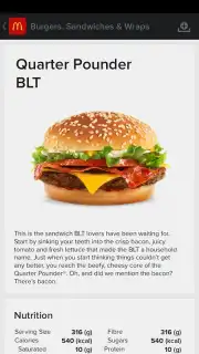 McDonalds Canada Screenshot 4