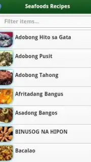 Pinoy Food Recipes Screenshot 4