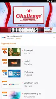 YuppTV LiveTV, Live Cricket Screenshot 1