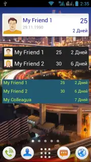 Birthdays & Other Events Reminder Screenshot 2