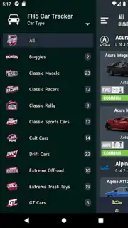 Car Tracker for ForzaHorizon 5 Screenshot 8