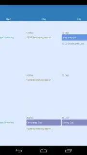 Touch Calendar Free Screenshot 4