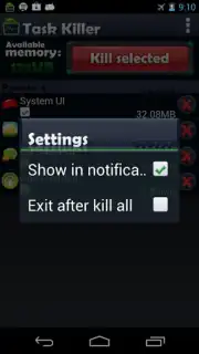 Task Killer FREE Screenshot 2