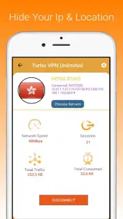 Turbo VPN Unlimited Screenshot 2