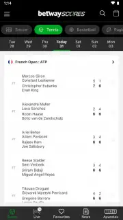 Betway Scores Screenshot 4