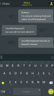 Android L Lime TouchPal Theme Screenshot 2