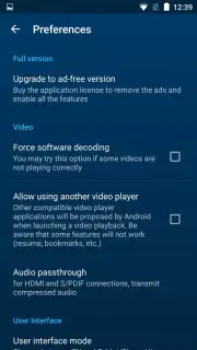 Archos Video Player Screenshot 2