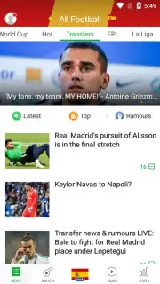 All Football - News & Scores Screenshot 8