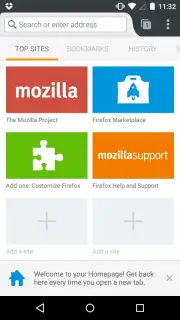 Firefox Beta Screenshot 1