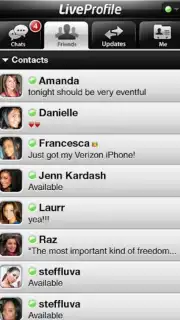 LiveProfile Screenshot 2