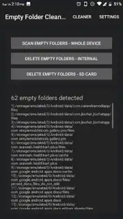 Empty Folder Cleaner Screenshot 3