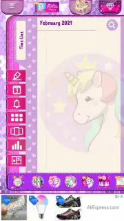 Unicorn Diary Screenshot 1
