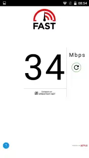 FAST Speed Test Screenshot 1