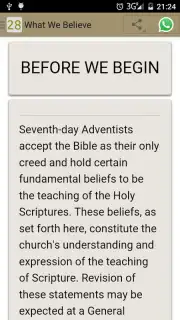 What We Believe Screenshot 2