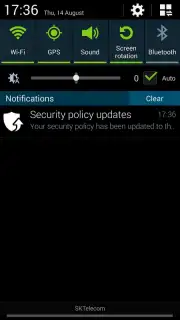 Samsung Security Policy Update Screenshot 4