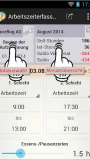 Arbeitszeiterfassung Screenshot 6