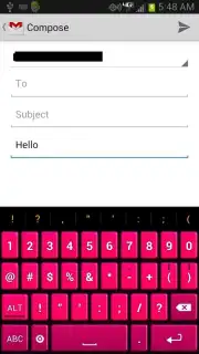 Pink Keyboard Screenshot 11