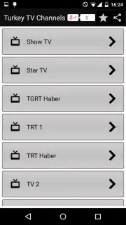 Turkey TV Channels Screenshot 2