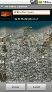 Panoramio Uploader Screenshot 2