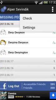Friend List Watcher Screenshot 2