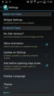 Weather & Clock Widget Android Screenshot 4