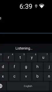 Google Automotive Keyboard Screenshot 1