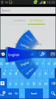 Blue Keyboard Screenshot 5