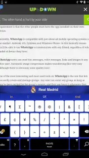 Real Madrid Official Keyboard Screenshot 3