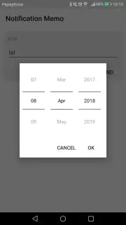 Notification Memo Screenshot 3
