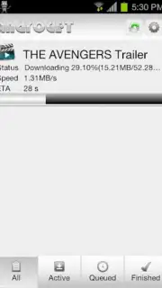 AndroGET Screenshot 1