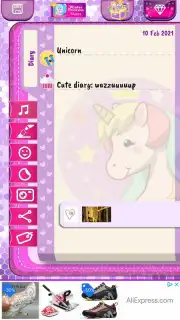 Unicorn Diary Screenshot 5