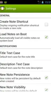 Notification Agenda Screenshot 1