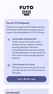 FUTO Keyboard Screenshot 1