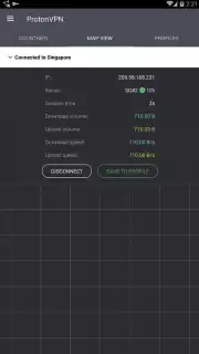 ProtonVPN Screenshot 2