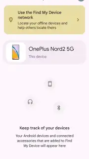 Find My Device Screenshot 1
