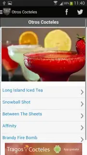 Tragos y Cocteles Screenshot 2